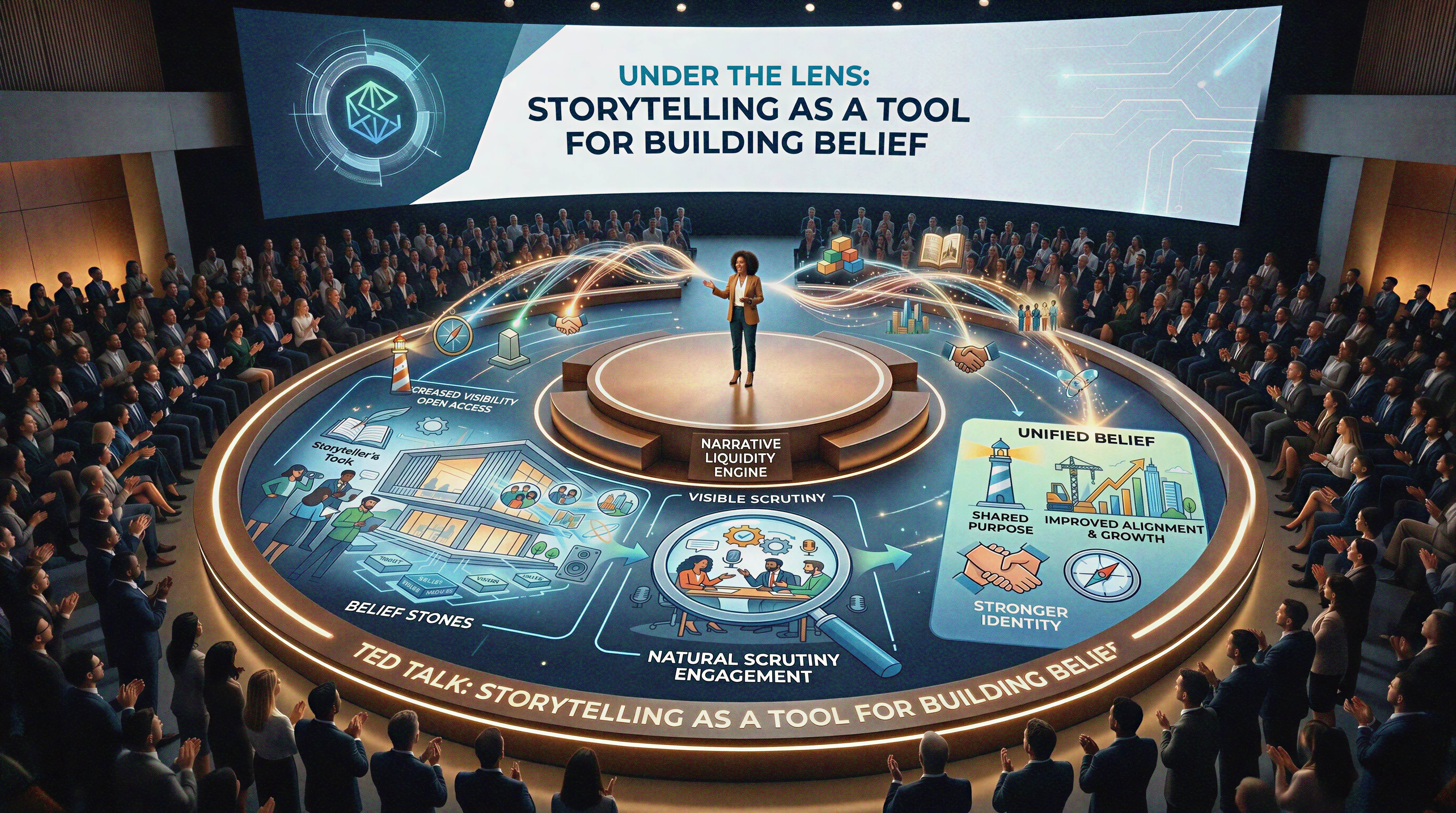 Storytelling as a Tool for Building Belief