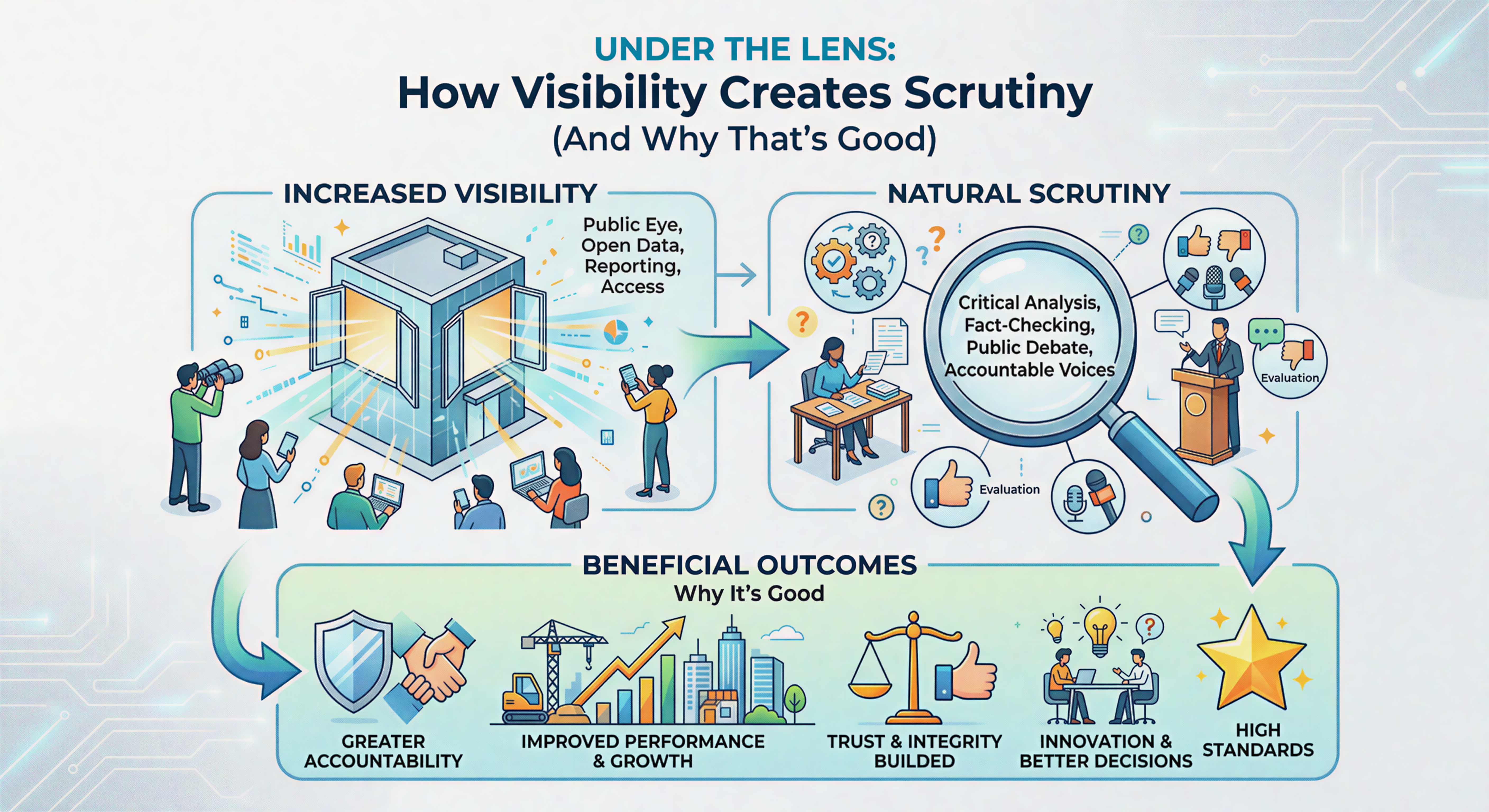 How Visibility Creates Scrutiny (And Why That's Good)